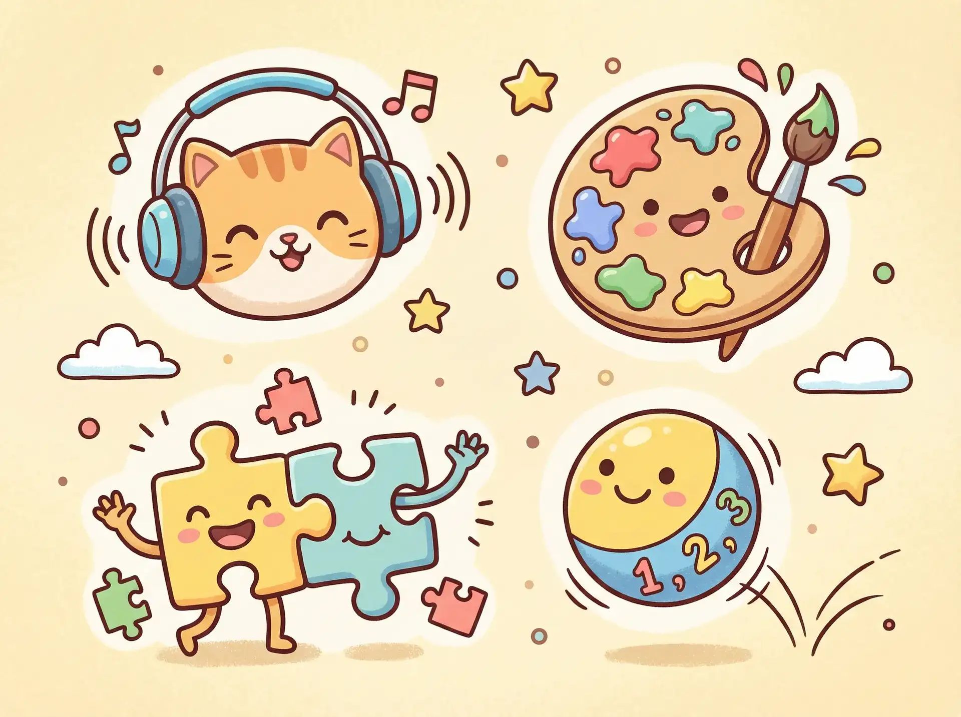 小朋友的手工作品 - 每集都是做的爱情日剧 益智创作